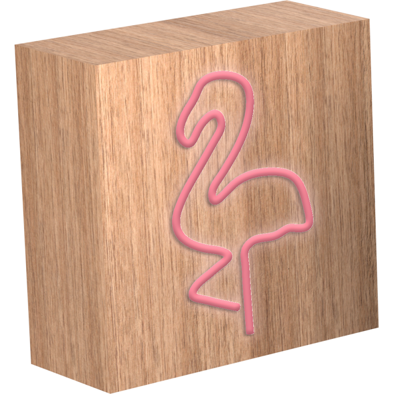 Enceinte Bluetooth® Néon Lumineuse S Flamingo ColorLight