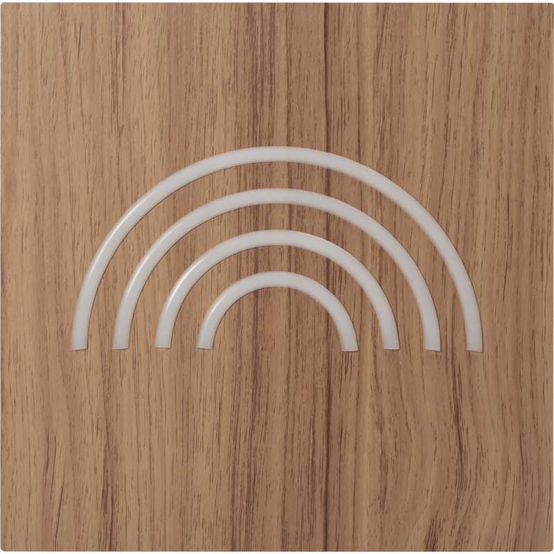 Enceinte Bluetooth® Néon Lumineuse L + Charge induction Rainbow ColorLight