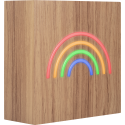 Enceinte Bluetooth® Néon Lumineuse L + Charge induction Rainbow ColorLight