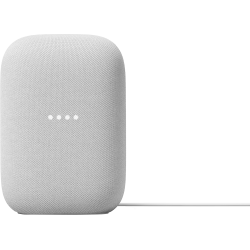 Enceinte intelligente Google Nest audio - Commande vocale - Gris Clair