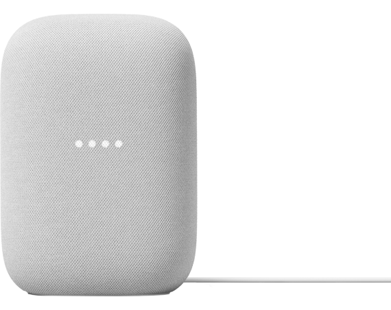 Enceinte Intelligente Nest Audio Commande vocale Google assistant Blanche Google