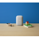 Enceinte intelligente Google Nest audio - Commande vocale - Gris Clair