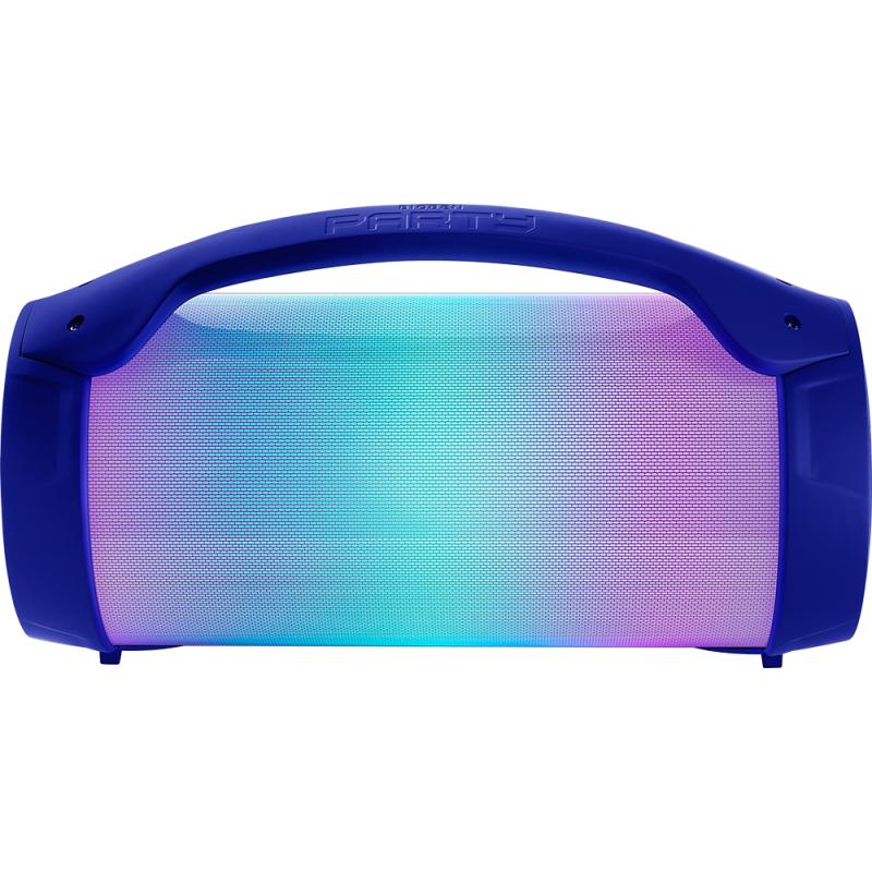 Enceinte Bluetooth® PARTY LITE avec effets lumineux avec micro Bleue Party