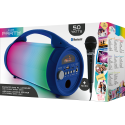Enceinte Bluetooth® PARTY LITE avec effets lumineux avec micro Bleue Party