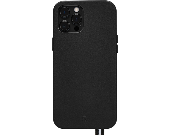 Coque pour iPhone 12 / 12 Pro Elysée en Cuir full covering Noire Artefakt