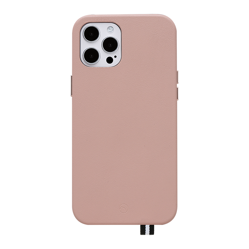 Coque pour iPhone 12 Pro Max Elysée en Cuir Rose Artefakt