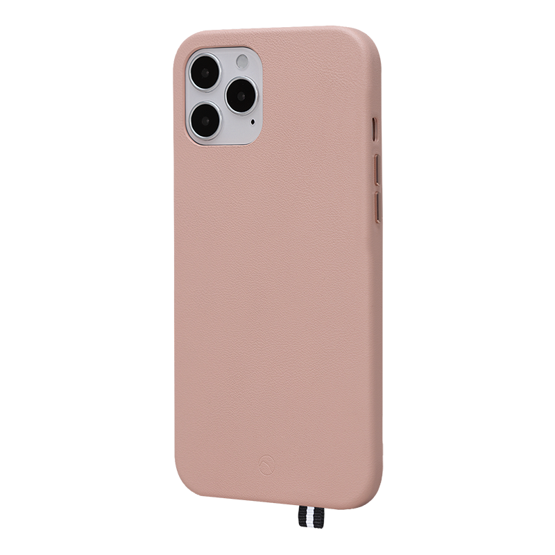 Coque pour iPhone 12 Pro Max Elysée en Cuir Rose Artefakt