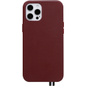 Coque pour iPhone 12 Pro Max Elysée en Cuir Bordeaux Artefakt