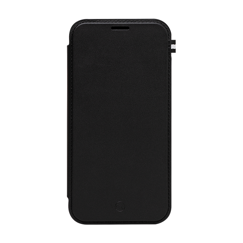 Folio en Cuir Elysée Noire pour iPhone 12 Pro Max Artefakt