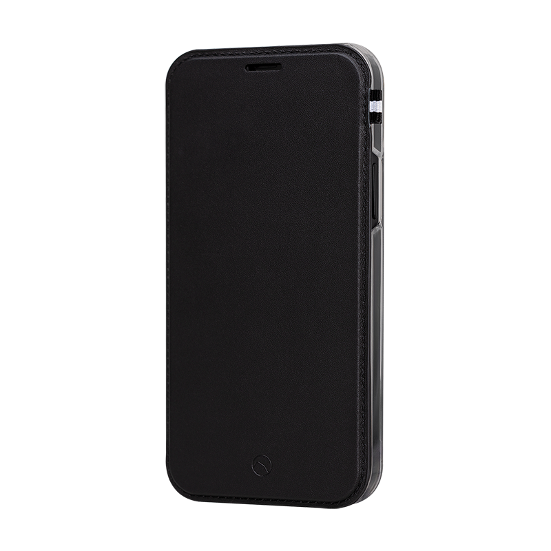 Folio en Cuir Elysée Noire pour iPhone 12 Pro Max Artefakt