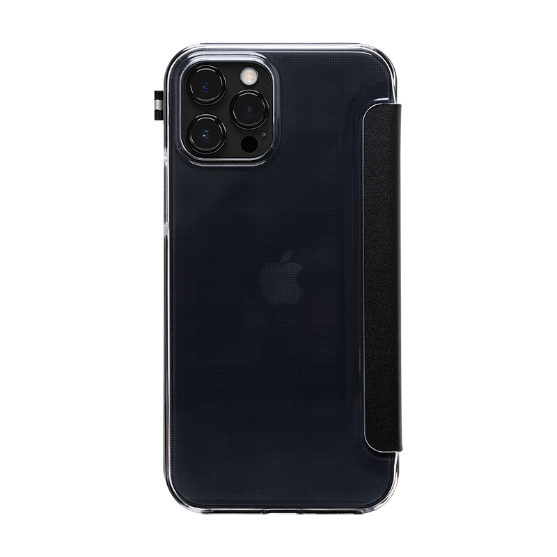 Folio en Cuir Elysée Noire pour iPhone 12 Pro Max Artefakt