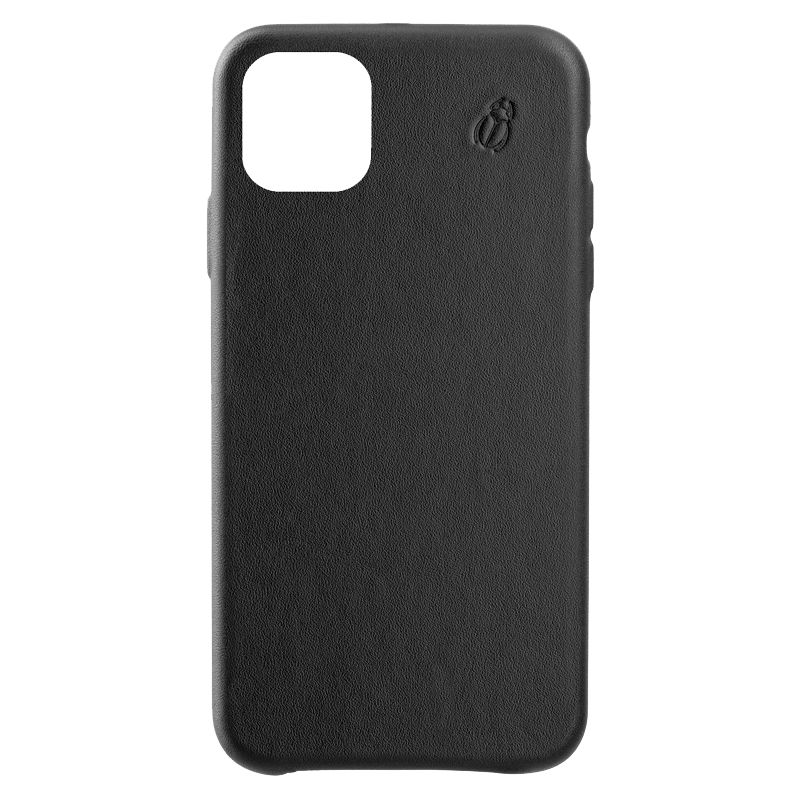 Coque pour iPhone 11 en Cuir Noire Beetlecase