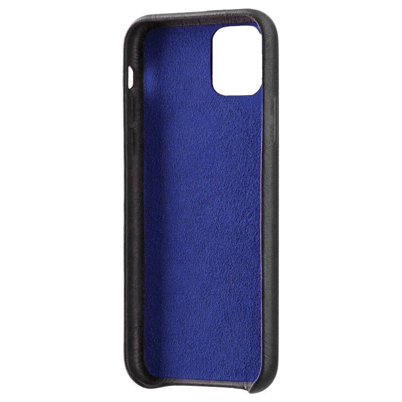 Coque pour iPhone 11 en Cuir Noire Beetlecase