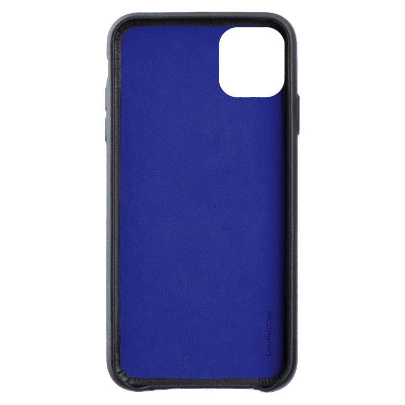 Coque pour iPhone 11 en Cuir Noire Beetlecase
