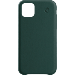 Coque pour iPhone 11 en Cuir Verte Beetlecase