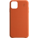 Coque pour iPhone 11 en Cuir Orange Beetlecase