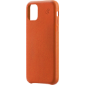 Coque pour iPhone 11 en Cuir Orange Beetlecase