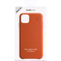 Coque pour iPhone 11 en Cuir Orange Beetlecase