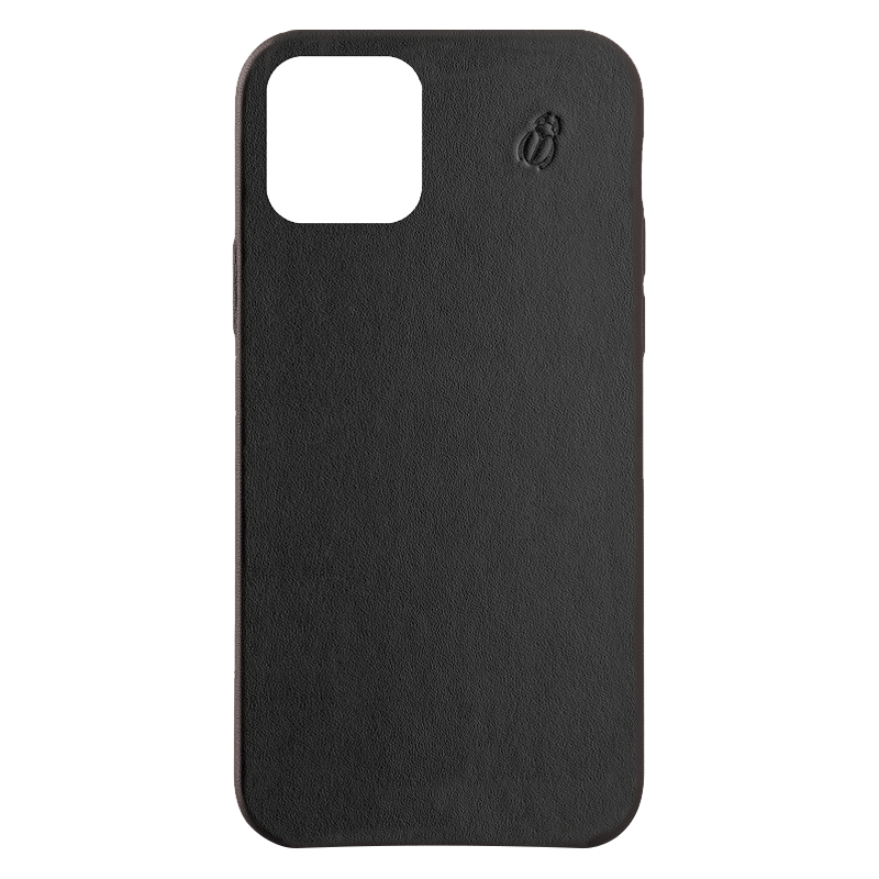 Coque pour iPhone 12 / 12 Pro en Cuir Noire Beetlecase