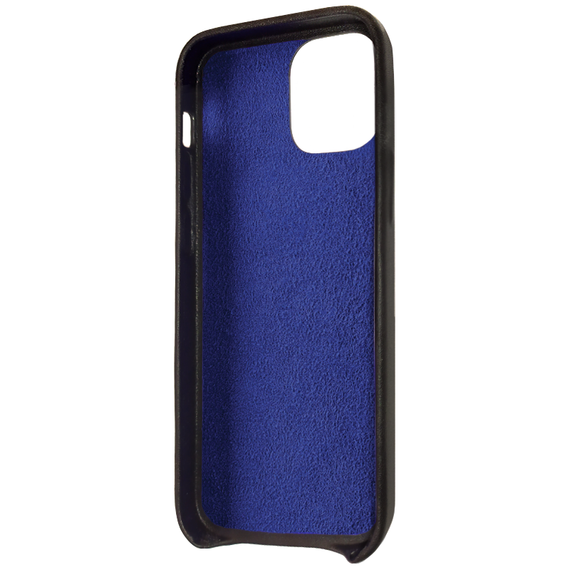 Coque pour iPhone 12 / 12 Pro en Cuir Noire Beetlecase