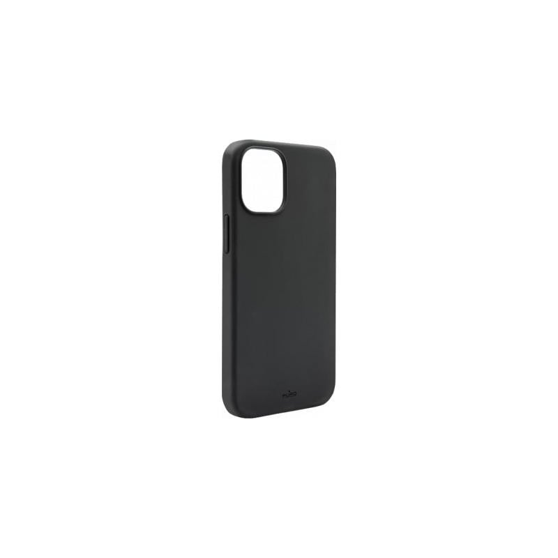 Coque iPhone 12 Pro Max Silicone Icon Noire Puro