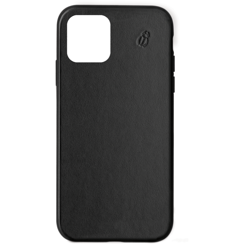 Coque Renforcée pour iPhone 11 en Cuir Noire Beetlecase
