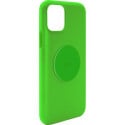 Coque iPhone 11 Silicone Icon aimantée Verte Fluo Puro