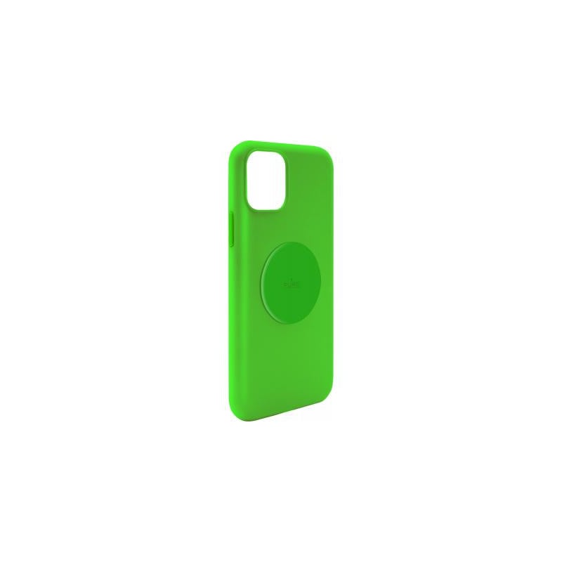 Coque iPhone 11 Silicone Icon aimantée Verte Fluo Puro