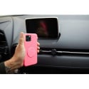 Coque iPhone 11 Silicone Icon aimantée Fuchsia Fluo Puro