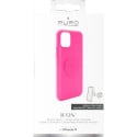 Coque iPhone 11 Silicone Icon aimantée Fuchsia Fluo Puro