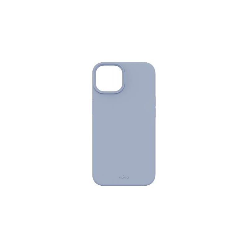 Coque iPhone 14 Plus Silicone Icon Bleue Puro