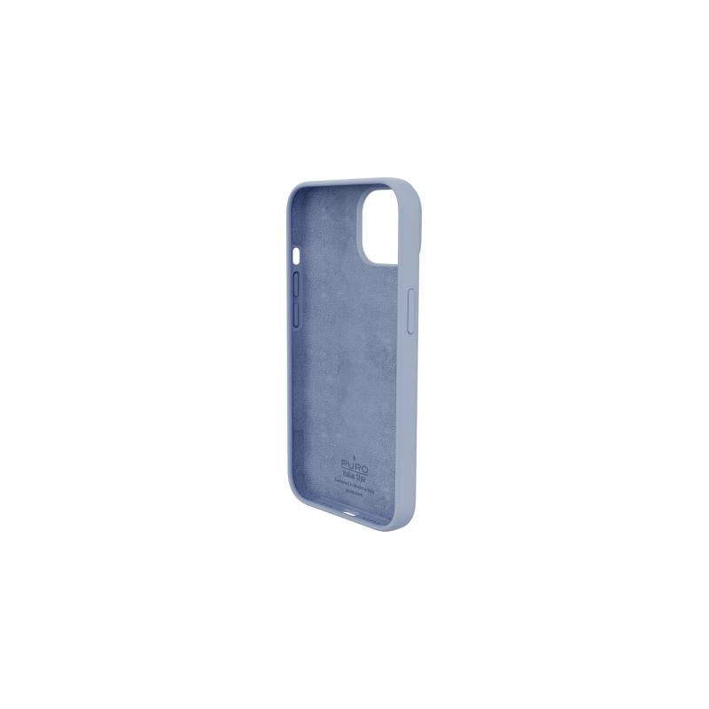 Coque iPhone 14 Plus Silicone Icon Bleue Puro