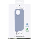 Coque iPhone 14 Plus Silicone Icon Bleue Puro